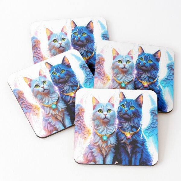 Item preview, Amazing painting for cute cats  designed and sold by AkkoAkko.