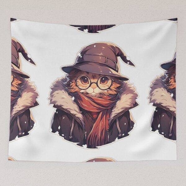 Item preview, Cute Kitty in a jacket designed and sold by GrooveGrip.