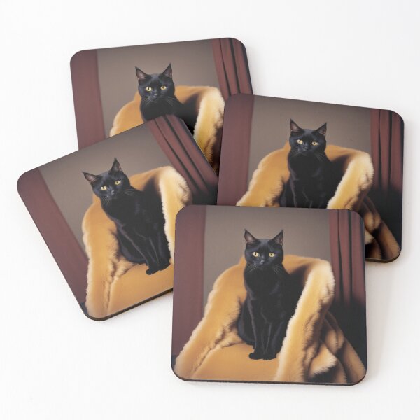 Item preview, Anthropomorphic Cat Collection - Domestic Shorthair #50 Black Cat designed and sold by elektronen.