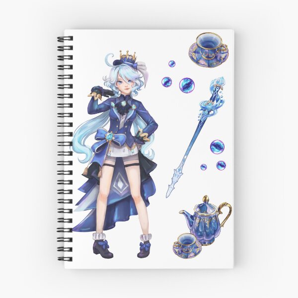 Item preview, Furina genshin impact sticker sheet  designed and sold by TrixianArt.