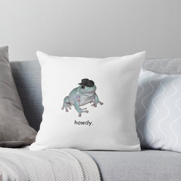 Item preview, Howdy Frog Sticker Funny  designed and sold by gypsywander.