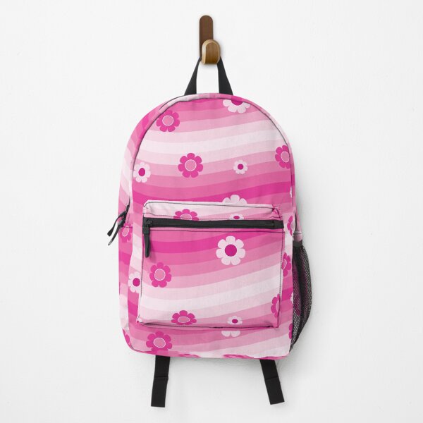 Item preview, Retro Pink Waves & Flowers designed and sold by PeachesMommy.