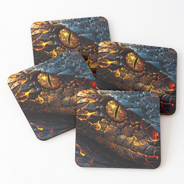 Item preview, Black Fire Boa Closeup designed and sold by OccultDreams.