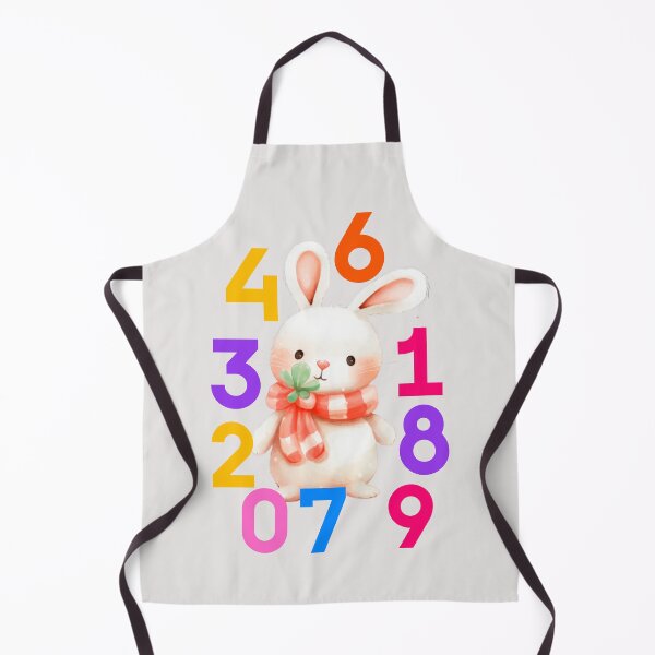 Item preview, Number day for kids cute bunny rabbit,number costume designed and sold by erozzz.