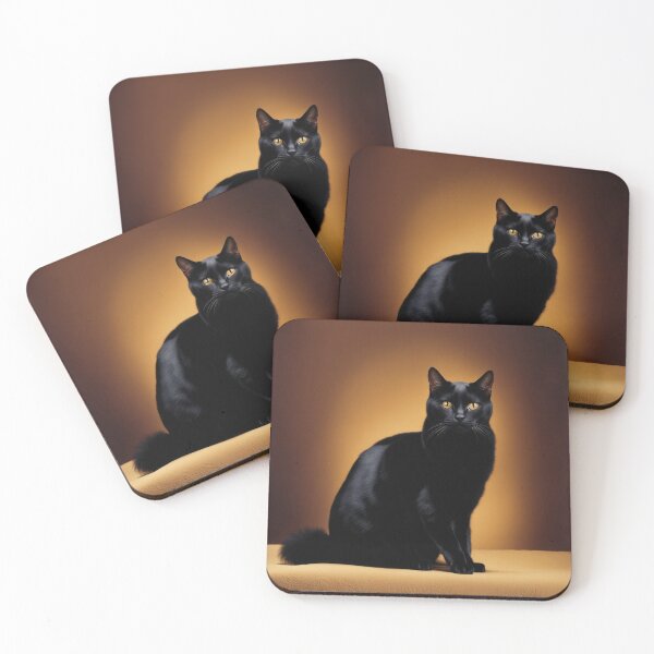 Item preview, Anthropomorphic Cat Collection - Domestic Shorthair #52 Black Cat designed and sold by elektronen.