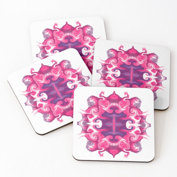 Item preview, Red and purple Geometric Art designed and sold by Fantacaroo Designs.