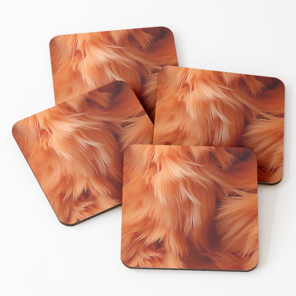 Item preview, Orange Fuzzy Fluffy Furry Feathers (01) designed and sold by Reichcorp.