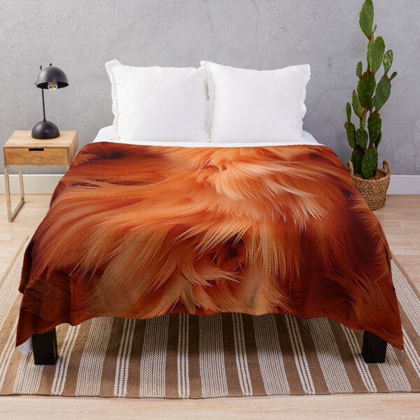 Item preview, Orange Fuzzy Fluffy Furry Feathers (01) designed and sold by Reichcorp.