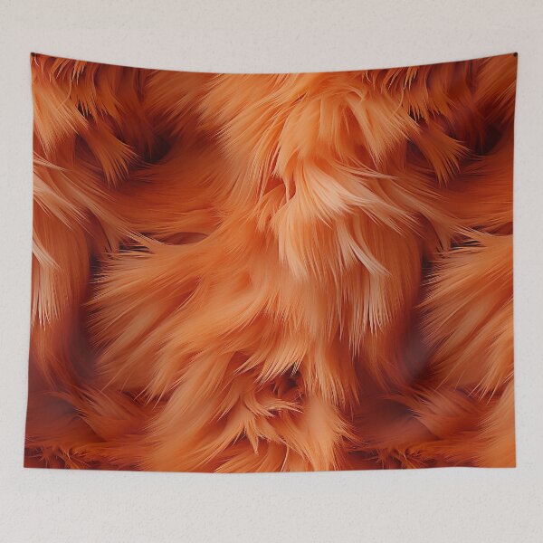 Item preview, Orange Fuzzy Fluffy Furry Feathers (01) designed and sold by Reichcorp.