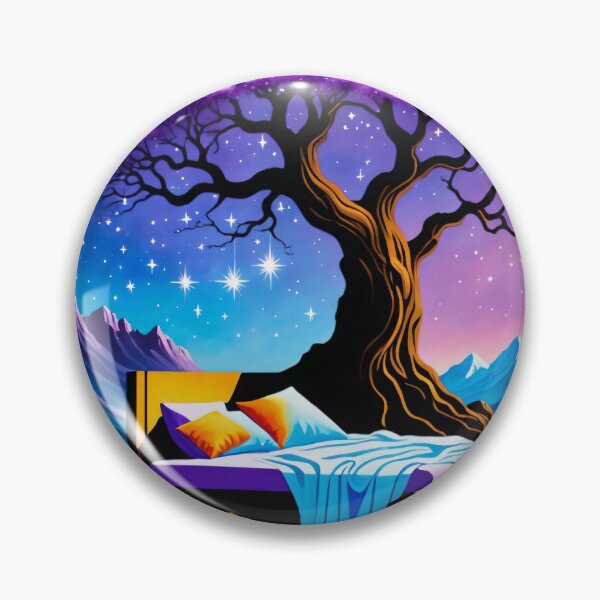 Item preview, Dreambound Bed in the Celestial Skies designed and sold by ArtsyPaco.