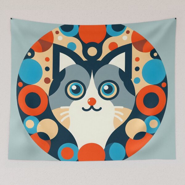 Item preview, Graphic design cute cat  designed and sold by Inkstorm-London.