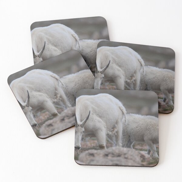 Item preview, Mountain Goat with kid designed and sold by MustelidMayArt.