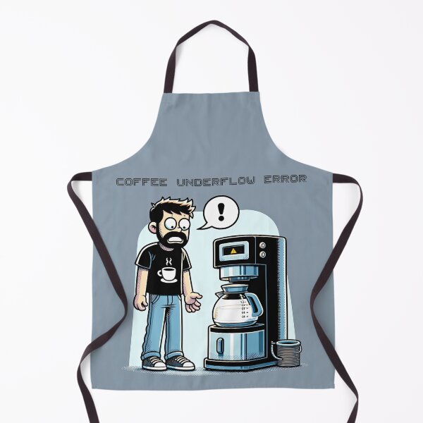 Item preview, Coffee Underflow Error: The Programmer’s Predicament designed and sold by TuringTacoTales.