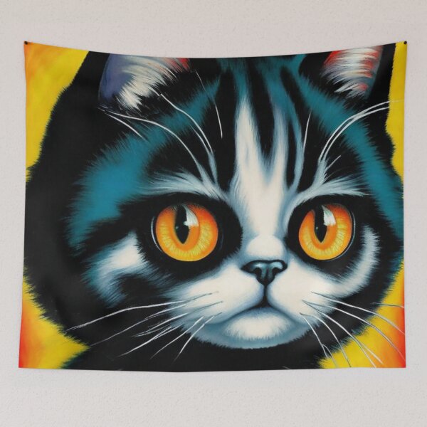 Item preview, Wary Kitty designed and sold by tonymagnerart.