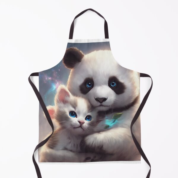 Item preview, Panda cuddling kitty designed and sold by Queeneline.
