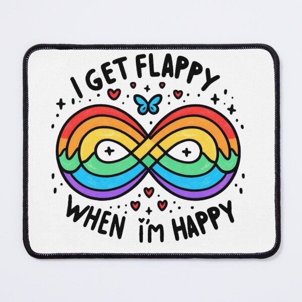 Item preview, I get flappy when Im happy designed and sold by Vkinsify.