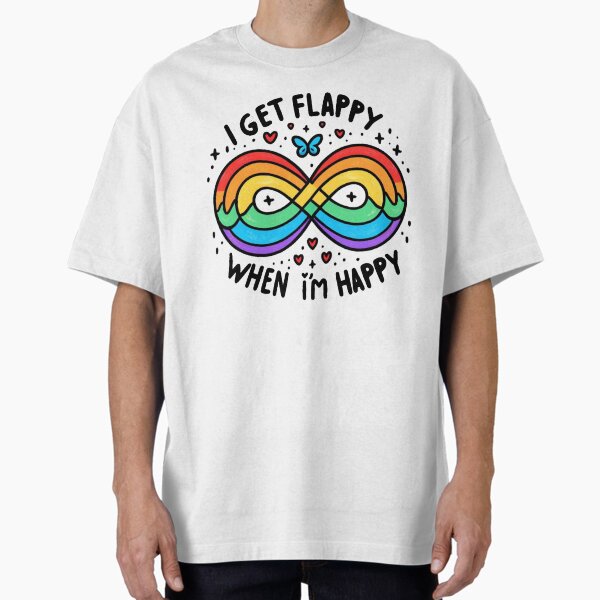 Item preview, I get flappy when Im happy designed and sold by Vkinsify.