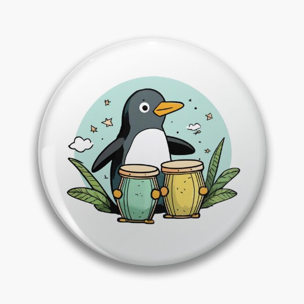 Item preview, Penguin Drummer designed and sold by omerfdln34.