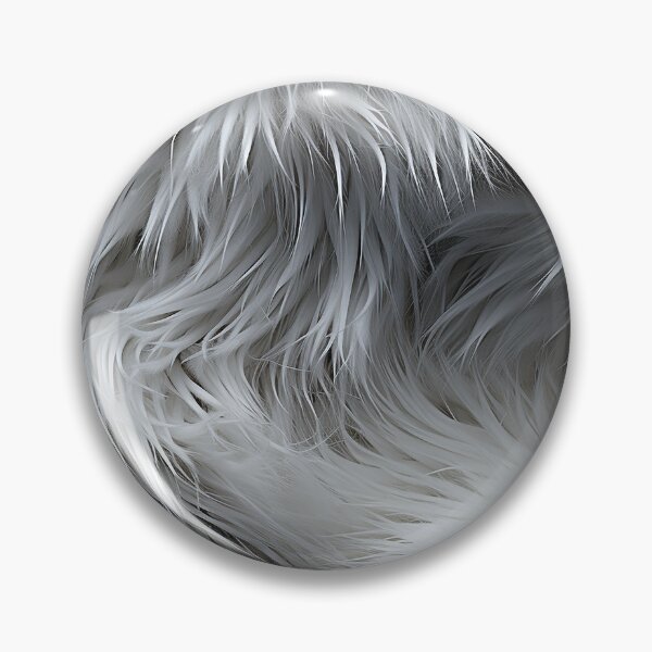 Item preview, Silver Gray Fuzzy Fluffy Furry fur (02) designed and sold by Reichcorp.