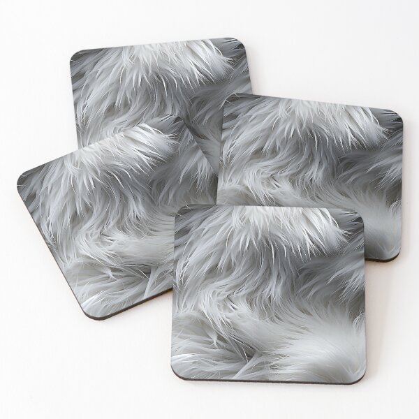 Item preview, Silver Gray Fuzzy Fluffy Furry fur (02) designed and sold by Reichcorp.