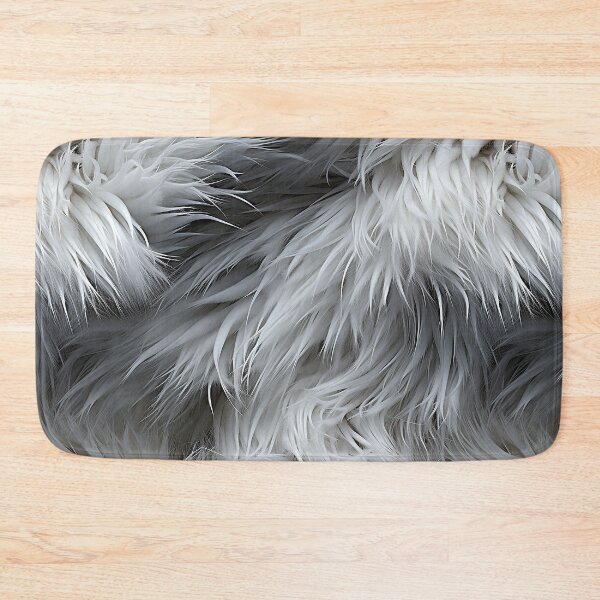 Item preview, Silver Gray Fuzzy Fluffy Furry fur (02) designed and sold by Reichcorp.