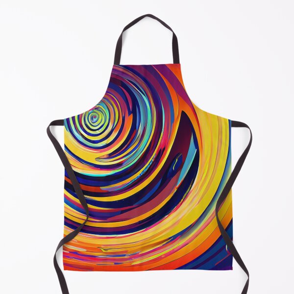 Item preview, Abstract Circular Blown Glass Inspired Painting designed and sold by thebigleebowski.