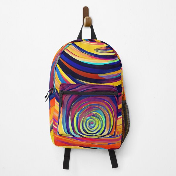 Item preview, Abstract Circular Blown Glass Inspired Painting designed and sold by thebigleebowski.