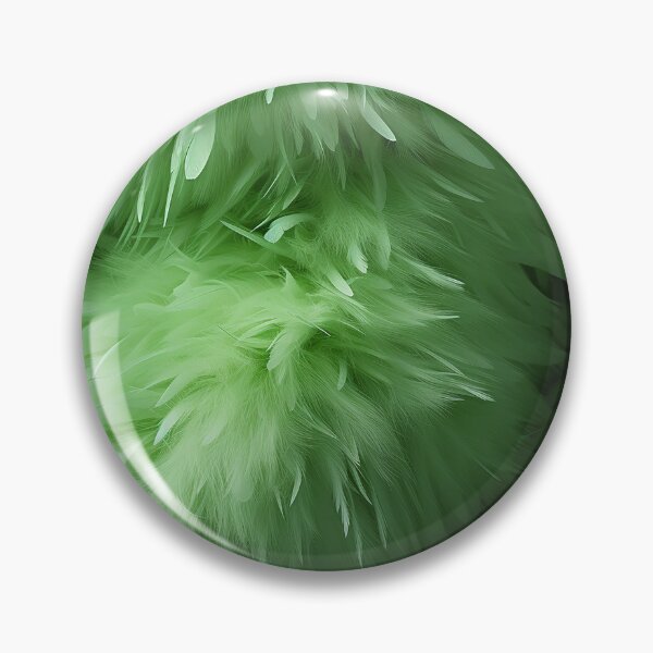 Item preview, Fluorescent luminance green Fuzzy Fluffy Furry Feathers (03) designed and sold by Reichcorp.