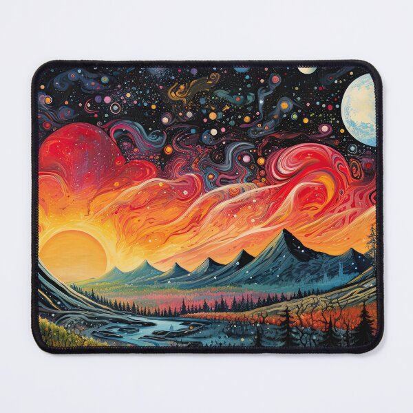 Item preview, Sunrise over Poncha Springs Mountains designed and sold by OccultDreams.