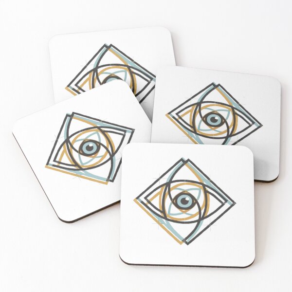 Item preview, Minimalist illustration of an eye designed and sold by badjershop.