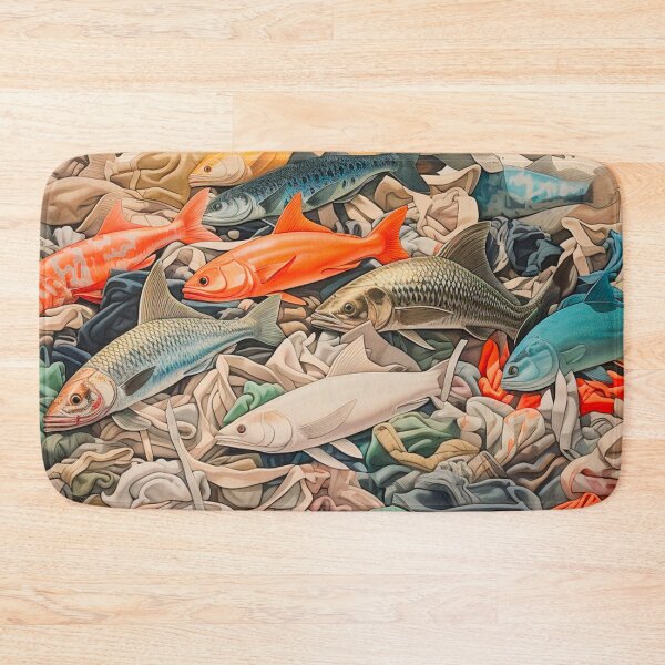 Item preview, Fish Pollution designed and sold by TopRBArtist.