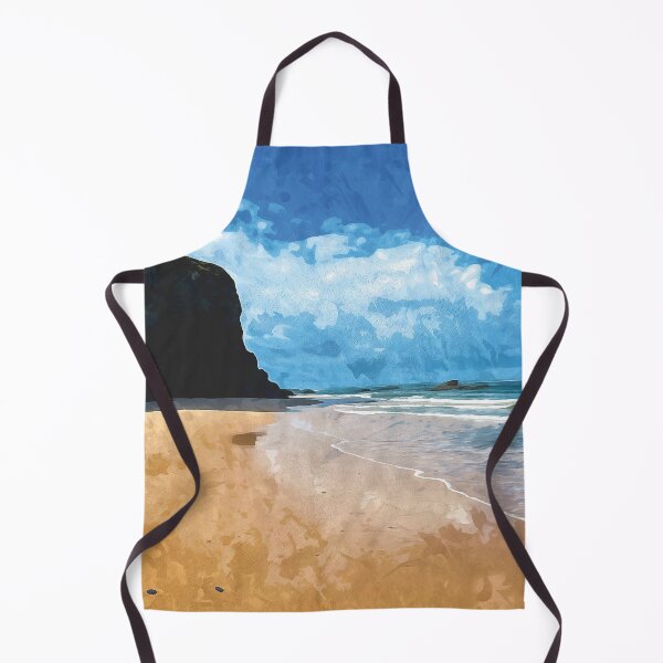 Item preview, Golden sandy beach in watercolor designed and sold by Intermundium.