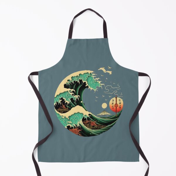 Item preview, Japanese Wave Kanagawa designed and sold by MyTshirtArt.