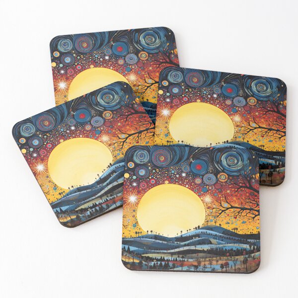 Item preview, Buena Vista Mountains Moonrise designed and sold by OccultDreams.
