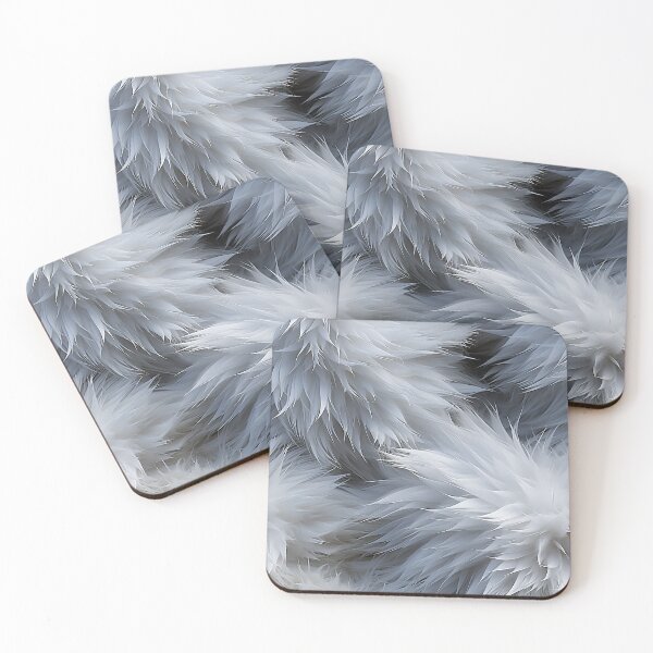 Item preview, Silver white Gray Fuzzy Fluffy Furry fur (05) designed and sold by Reichcorp.