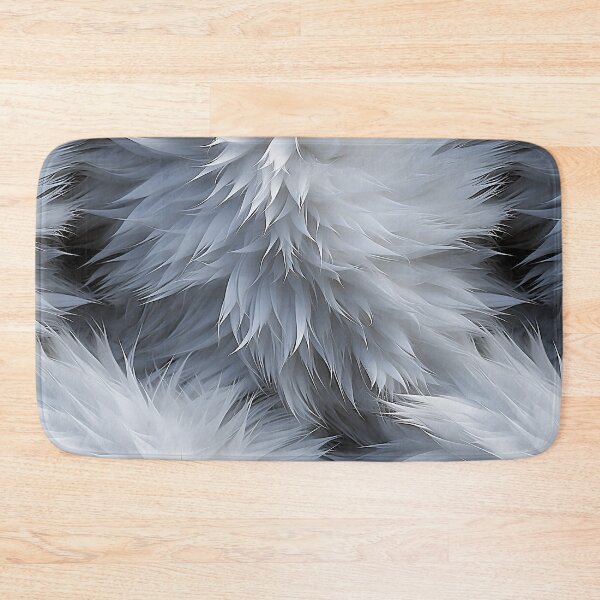 Item preview, Silver white Gray Fuzzy Fluffy Furry fur (05) designed and sold by Reichcorp.