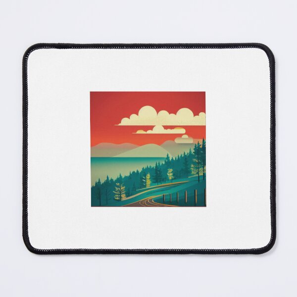 Item preview, Couché de soleil sur la vallée designed and sold by DailyShopone.