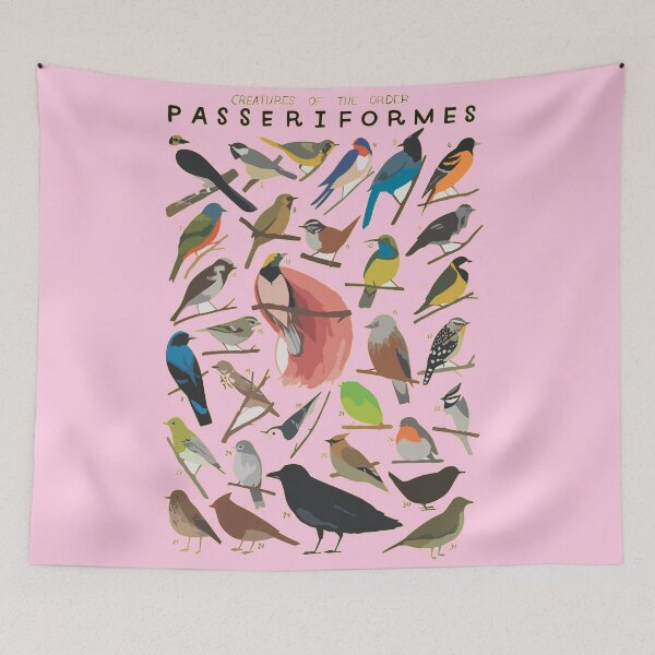 Item preview, Order Passeriformes designed and sold by PatronesKawai.