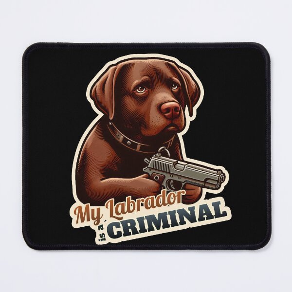 Item preview, Criminal Labrador designed and sold by ThisDress.