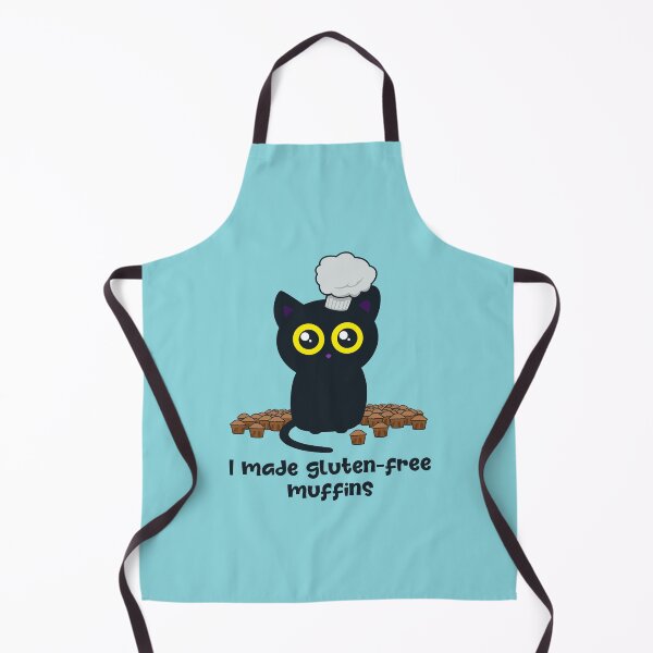 Item preview, I Made Gluten-free Muffins - Baking Cat designed and sold by WatershipBound.
