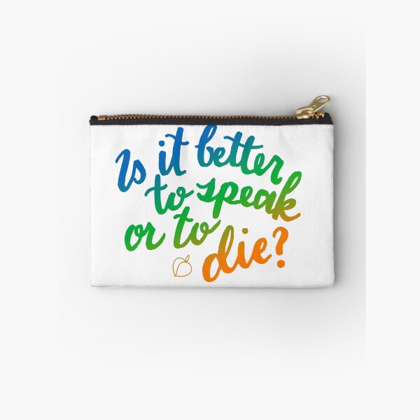 Item preview, Is it Better to Speak or to Die? designed and sold by Gatto Viola Designs by Alessandra Ragusa.