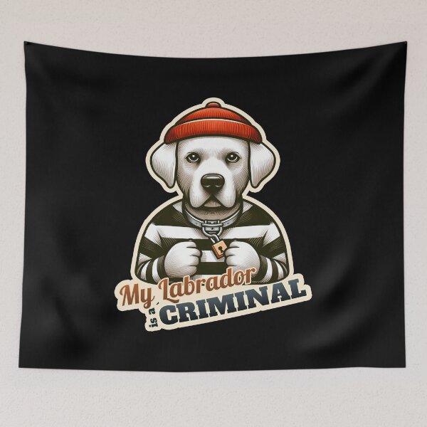 Item preview, Criminal Labrador designed and sold by ThisDress.