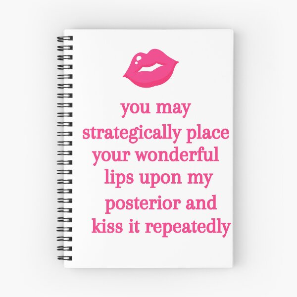 Item preview, funny kiss my ass posterior movie quote designed and sold by monpetitbijou.