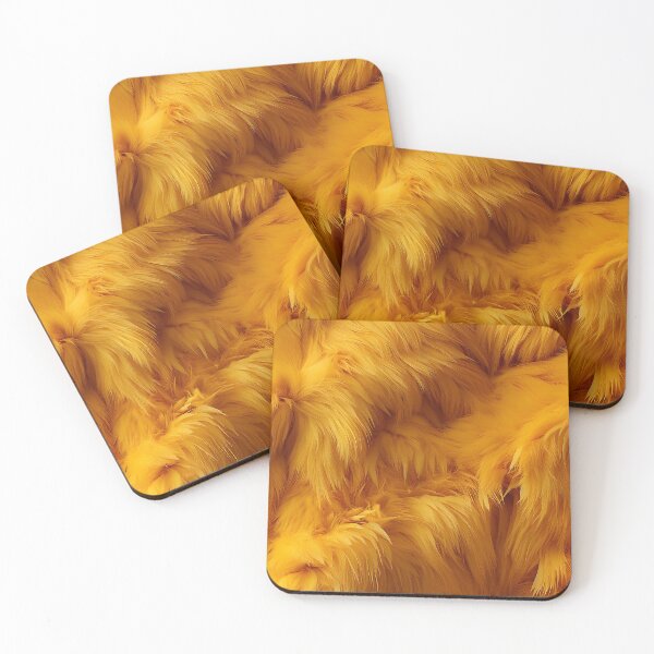 Item preview, Yellow Fuzzy Fluffy Furry Feathers (07) designed and sold by Reichcorp.