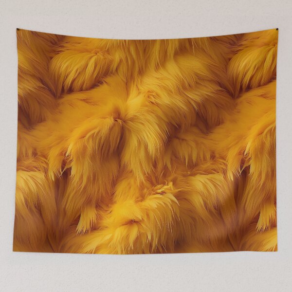 Item preview, Yellow Fuzzy Fluffy Furry Feathers (07) designed and sold by Reichcorp.