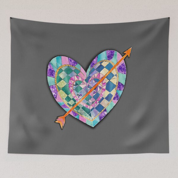 Item preview, Shot Across the Heart designed and sold by AdriaCaps Art & Design.