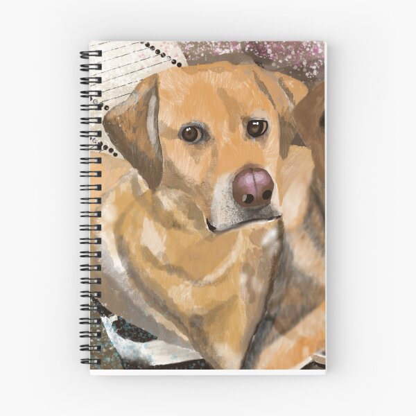 Item preview, Twin Golden Retriever dogs share a picture perfect moment designed and sold by mazarte.