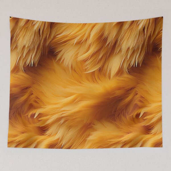 Item preview, Yellow Fuzzy Fluffy Furry Feathers (09) designed and sold by Reichcorp.