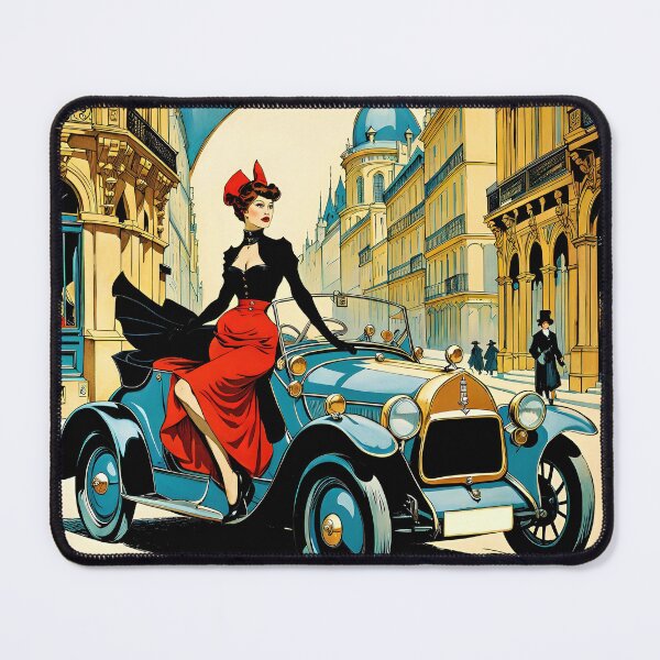 Item preview, Old Car and Wooman designed and sold by filusattila.