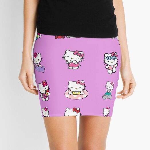 Hello Kitty Cartoon Anime Cute Cat Pink Men's Swim Trunks Boxer